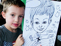 Kid's Theme Parties, Martial Arts, Action Caricatures by Bill&nbsp; Phoenix, Scottsdale, Tempe, Chandler, Glendale, Mesa, Gilbert