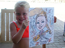 Kid's Theme Parties, Rock N' Roll, Action Caricatures by Bill&nbsp; Phoenix, Scottsdale, Tempe, Chandler, Glendale, Mesa, Gilbert